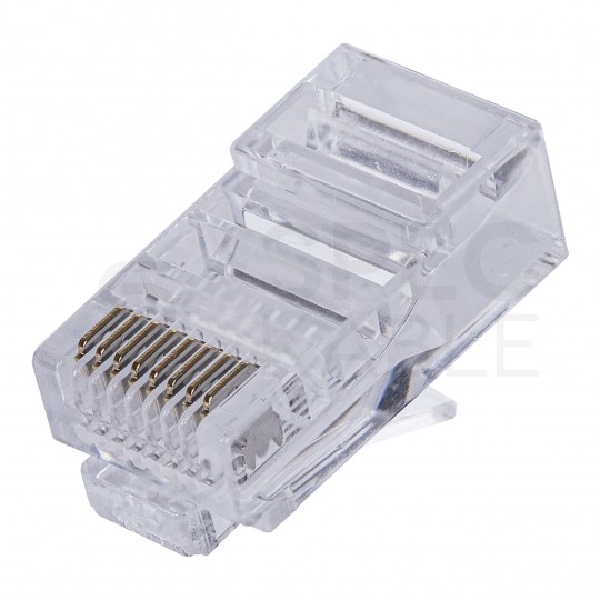 Wtyk modularny RJ45 8P8C kat.5e nieekranowany UTP uniwersalny drut linka NEKU opakowanie WORECZEK 10szt.