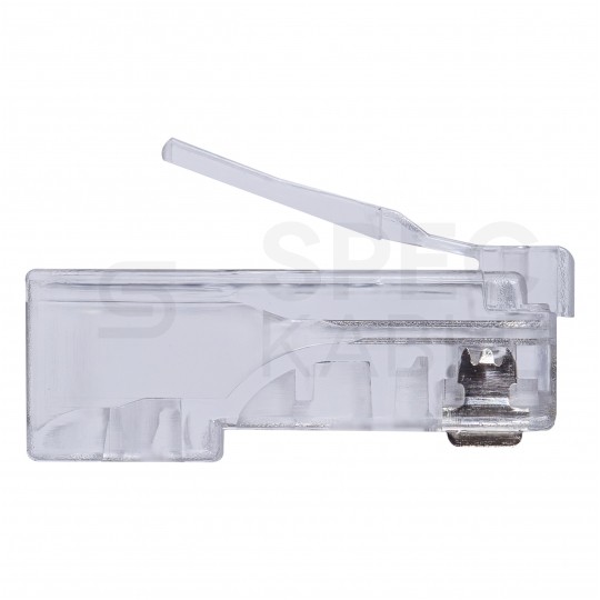 Wtyk modularny RJ45 8P8C kat.5e nieekranowany UTP uniwersalny drut linka przelotowy NEKU opakowanie WORECZEK 10szt.