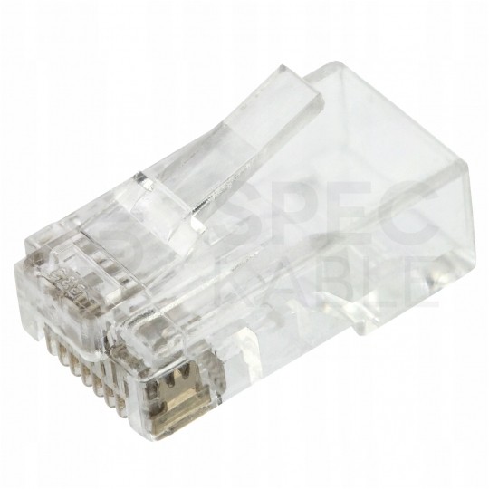 Wtyk modularny RJ45 8P8C kat.6 nieekranowany UTP linka