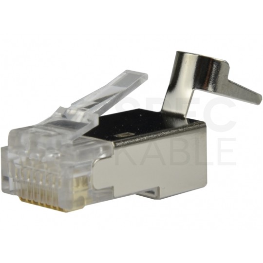 Wtyk modularny RJ45 8P8C kat.6A ekranowany FTP drut Molex