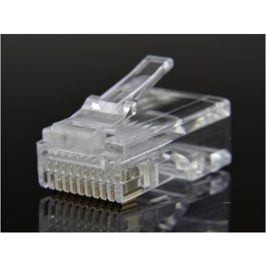 Wtyk modularny RJ50 10P10C na linkę