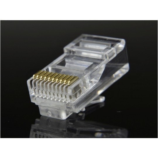 Wtyk modularny RJ50 10P10C na linkę