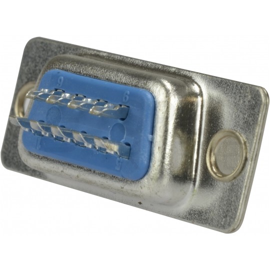 Wtyk RS-232 (D-Sub 9-pin) montażowy do obudowy