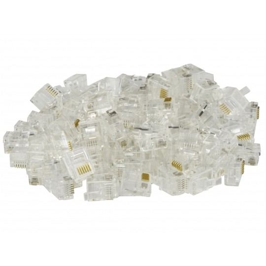 Wtyk telefoniczny RJ12 6P6C NEKU WORECZEK 100szt
