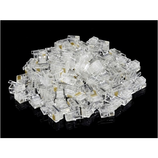 Wtyk telefoniczny RJ12 6P6C NEKU WORECZEK 100szt