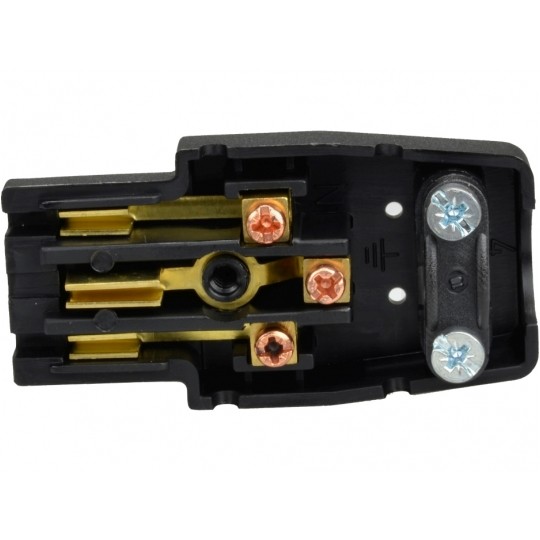 Wtyk zasilający IEC320 C13 złącze komputerowe (żeńskie) 2P+Z 230V 10A HQ na kabel do 8,0mm