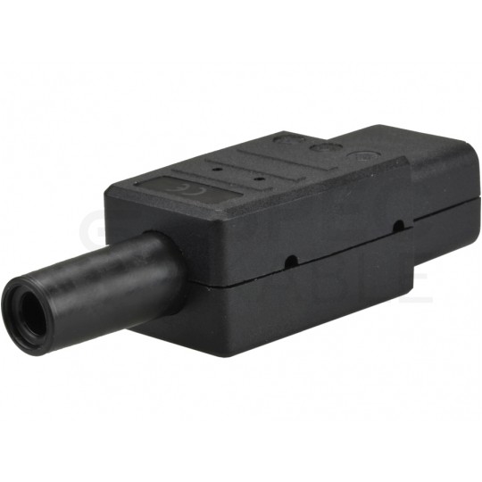 Wtyk zasilający IEC320 C19 złącze komputerowe (żeńskie) 2P+Z 230V 16A HQ na kabel