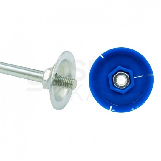 Wyciskacz tubowy, pistolet do kartuszy silikonu masy uszczelniaczy 600mm BAUHUS