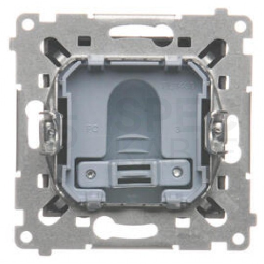 Wyjście przyłącze kablowe SIMON 54 antracyt Kontakt Simon DPK1.01/48