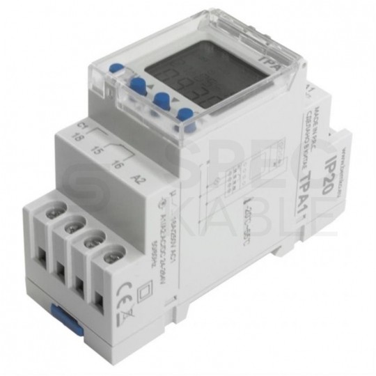 Wyłącznik czasowy astronomiczny programator na szynę DIN TH35 jednokanałowy 24-264 V AC/DC BEMKO