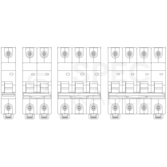 Wyłącznik nadprądowy S bezpiecznik 1-fazowy B10 (B 10A) 1-biegunowy 1P (230/400V AC) 0,75 modułu SLIM NOARK