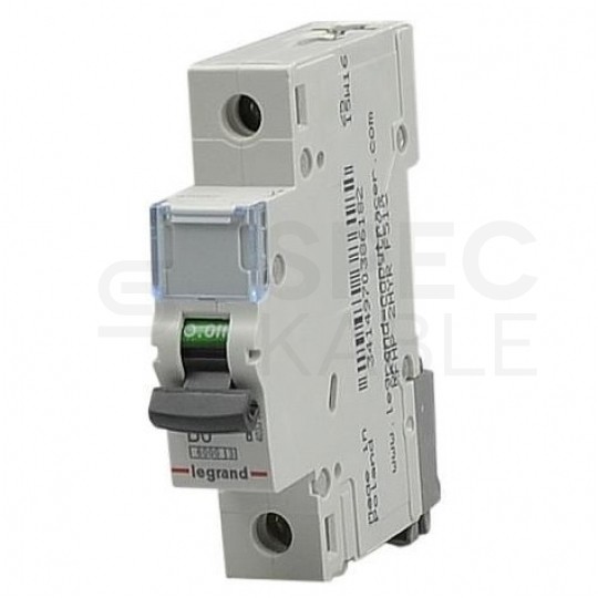 Wyłącznik nadprądowy S bezpiecznik 1-fazowy B10 (B 10A) 1-biegunowy 1P (230/400V AC) 1-modułowy TX3 Legrand