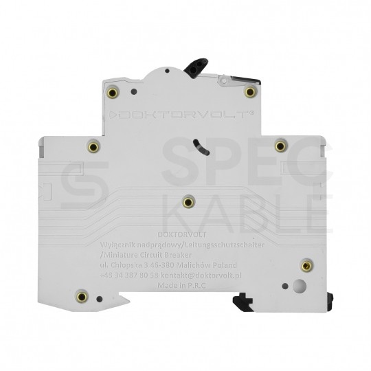 Wyłącznik nadprądowy S bezpiecznik 1-fazowy B10 (B 10A) 1-biegunowy 1P (230V AC) 1-modułowy 10kA VDE Doktorvolt