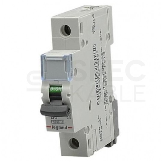 Wyłącznik nadprądowy S bezpiecznik 1-fazowy B20 (B 20A) 1-biegunowy 1P (230/400V AC) 1-modułowy TX3 Legrand
