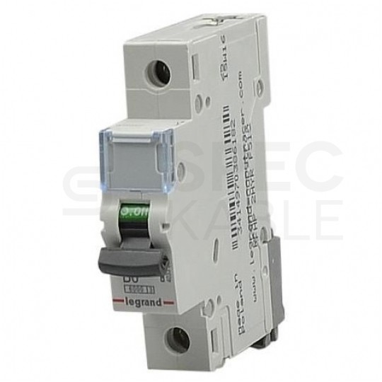 Wyłącznik nadprądowy S bezpiecznik 1-fazowy B25 (B 25A) 1-biegunowy 1P (230/400V AC) 1-modułowy TX3 Legrand