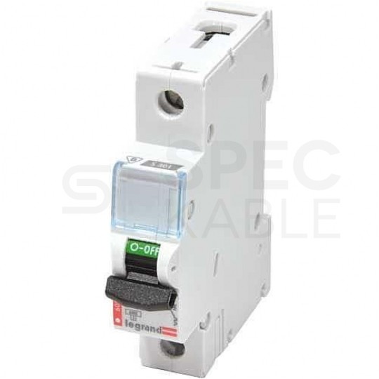 Wyłącznik nadprądowy S bezpiecznik 1-fazowy B6 (B 6A) 1-biegunowy 1P (230/400V AC) 1-modułowy TX3 Legrand