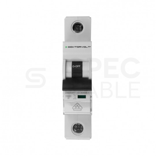 Wyłącznik nadprądowy S bezpiecznik 1-fazowy B6 (B 6A) 1-biegunowy 1P (230V AC) 1-modułowy 10kA VDE Doktorvolt