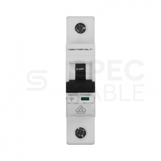 Wyłącznik nadprądowy S bezpiecznik 1-fazowy C16 (C 16A) 1-biegunowy 1P (230V AC) 1-modułowy 10kA VDE Doktorvolt