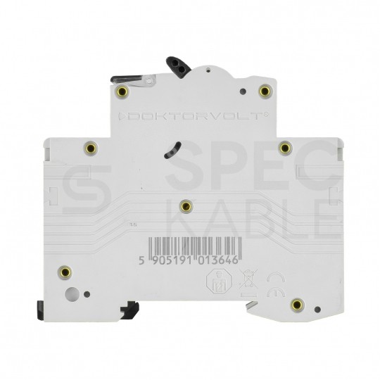 Wyłącznik nadprądowy S bezpiecznik 1-fazowy C16 (C 16A) 1-biegunowy 1P (230V AC) 1-modułowy 10kA VDE Doktorvolt