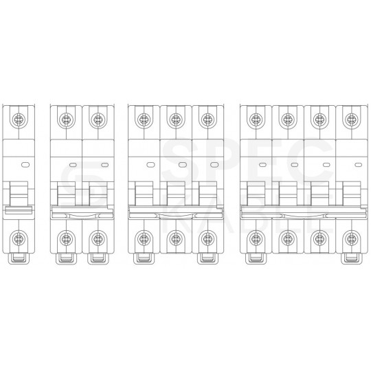 Wyłącznik nadprądowy S bezpiecznik 1-fazowy C20 (C 20A) 1-biegunowy 1P (230/400V AC) 0,75 modułu SLIM NOARK
