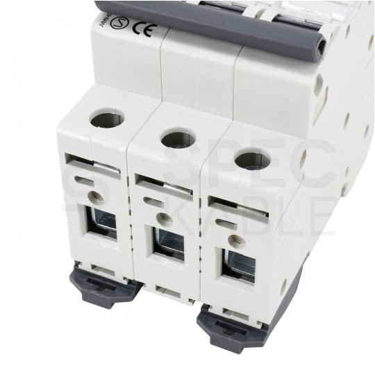 Wyłącznik nadprądowy S bezpiecznik 3-fazowy B20 (B 20A) 3-biegunowy 3P (400V AC) 3-modułowy Schelinger