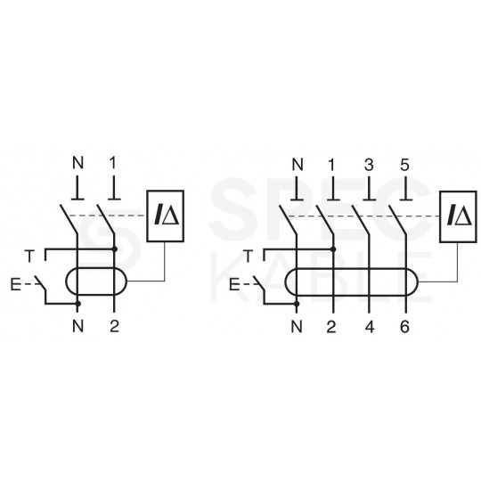 Wyłącznik różnicowoprądowy RCD 3-fazowy 25A 30mA typ AC 3-biegunowy 4P ( 230V / 400V AC ) 4-modułowy ACTI9 Schneider