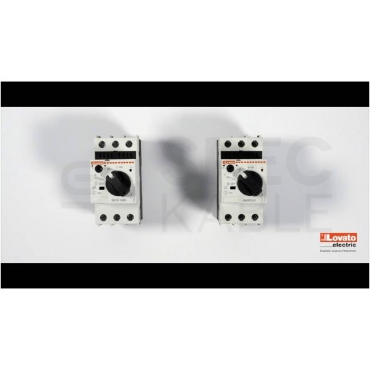 Wyłącznik silnikowy termiczny 1,0-1,6A 0,37kW 3-biegunowy 3P (230/400V AC) 3-modułowy SM1P0160 LOVATO
