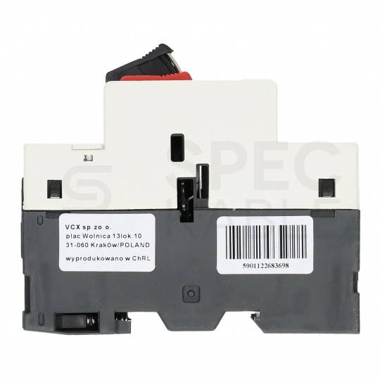 Wyłącznik silnikowy termiczny 2,5-4,0A 3-biegunowy 3P (230/400V AC) 3-modułowy GV-2 VCX