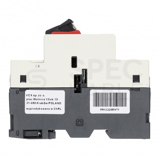 Wyłącznik silnikowy termiczny 9-14A 3-biegunowy 3P (230/400V AC) 3-modułowy GV-2 VCX