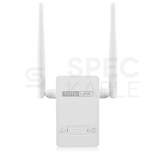Wzmacniacz sygnału WiFi 300Mb/s 2,4GHz 1x RJ45 100Mb/s 2x 4dBi TOTOLINK