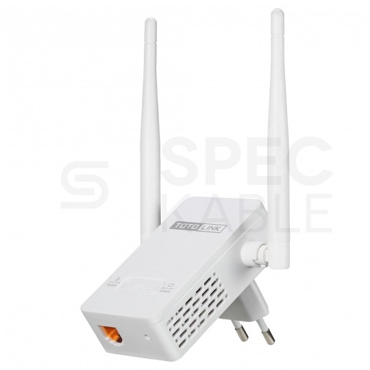 Wzmacniacz sygnału WiFi 300Mb/s 2,4GHz 1x RJ45 100Mb/s 2x 4dBi TOTOLINK