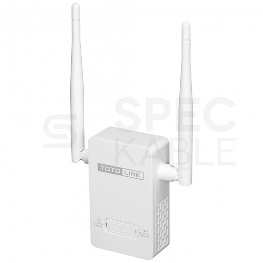 Wzmacniacz sygnału WiFi 300Mb/s 2,4GHz 1x RJ45 100Mb/s 2x 4dBi TOTOLINK