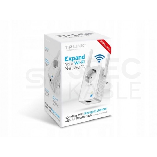 Wzmacniacz sygnału WiFi 300Mb/s Range Extender z gniazdem 230V (2P+Z) TP-Link TL-WA860RE