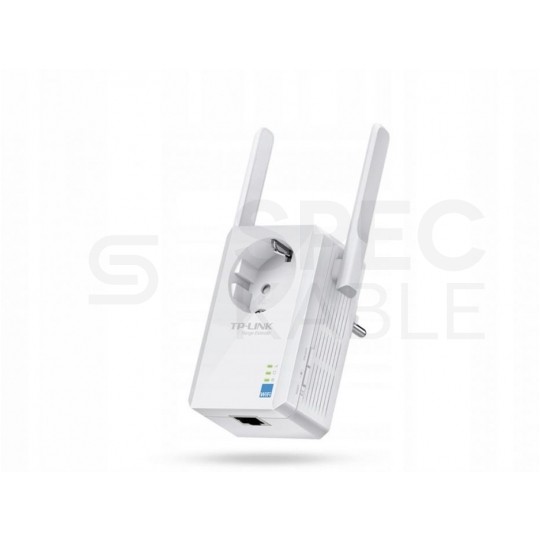 Wzmacniacz sygnału WiFi 300Mb/s Range Extender z gniazdem 230V (2P+Z) TP-Link TL-WA860RE