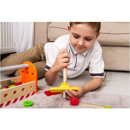 Zabawka Zestaw Małego Majsterkowicza Komplet narzędzi drewnianych dla dzieci NEO TOOLS GD022