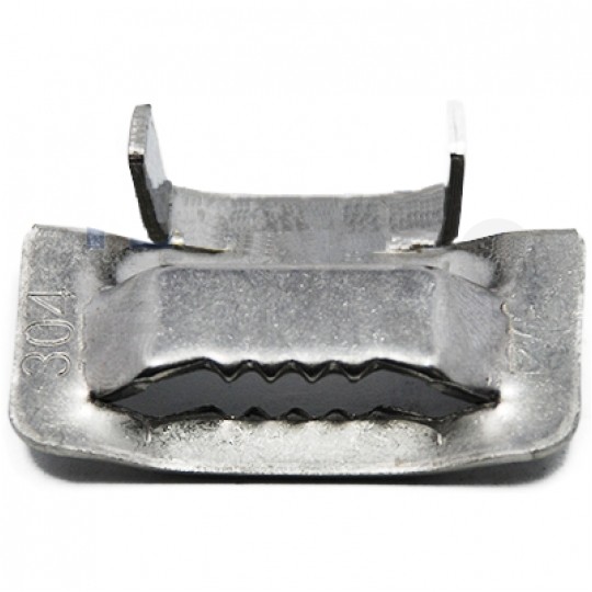 Zacisk/Spinka do stali z ząbkami do stali nierdzewnej o szerokości 10mm 100szt. TELCOLINE