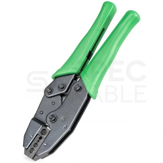 Zaciskarka do złączy koncentrycznych typu F, SMA, BNC, TNC, UHF uniwersalna HT-336I