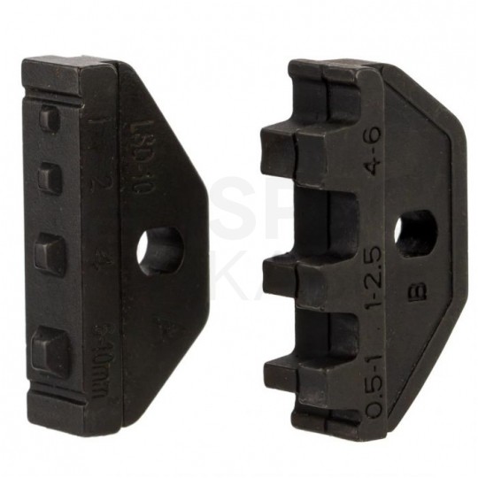 Zaciskarka Praska do końcówek i tulejek kablowych 0,5-16mm2 ADELID uniwersalna z wymiennymi matrycami do końcówek i tulejek izolowanych oraz bez izolacji