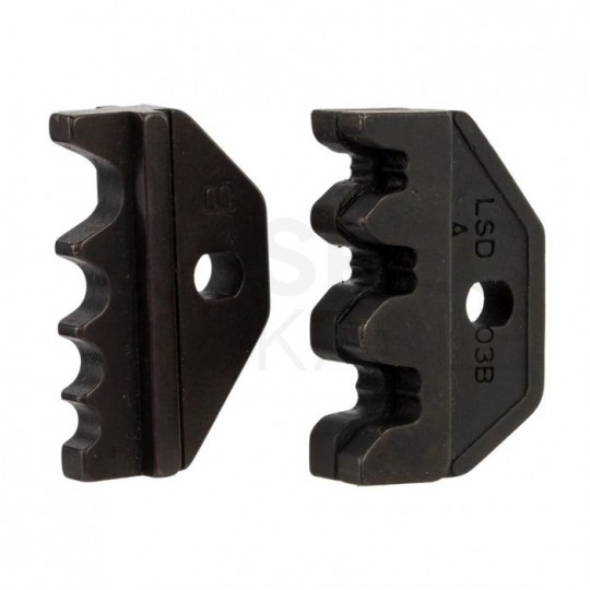 Zaciskarka Praska do końcówek i tulejek kablowych 0,5-16mm2 ADELID uniwersalna z wymiennymi matrycami do końcówek i tulejek izolowanych oraz bez izolacji