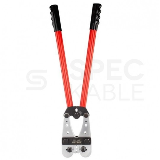 Zaciskarka Praska do końcówek i tulejek kablowych 10-120mm2 CU i AL z matrycą heksagonalną do dużych przekrojów ADELID HEX-Tech