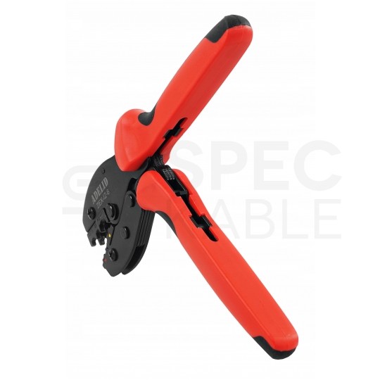 Zaciskarka Praska do końcówek kablowych izolowanych 0,5-6mm2 Expert ADELID do konektorów oczkowych, widełkowych, nasuwkowych itp.