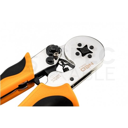 Zaciskarka Praska do tulejek kablowych 0,25-6mm2 z matrycą czworokatną NEO 01-507