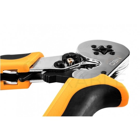 Zaciskarka Praska do tulejek kablowych 0,25-6mm2 z matrycą czworokatną NEO 01-507