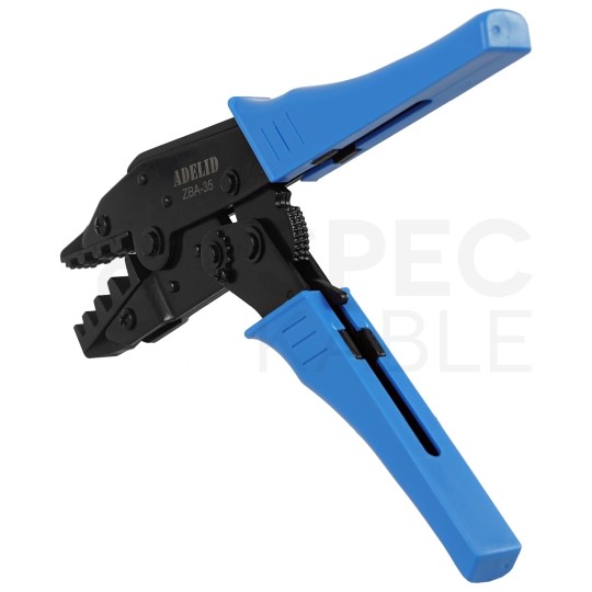 Zaciskarka Praska do tulejek kablowych 10-35mm2 z matrycą trapezową ADELID