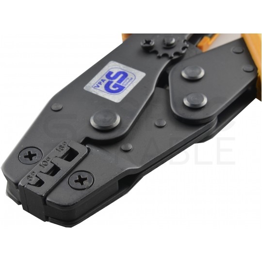 Zaciskarka Praska do tulejek kablowych 6-16mm2 z matrycą trapezową OPT Tools YAC6