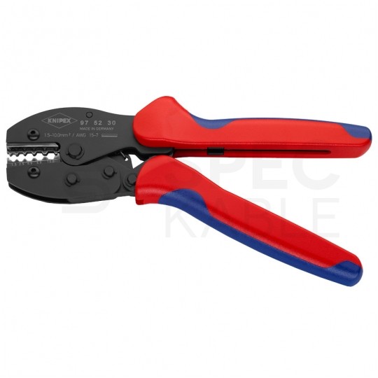 Zaciskarka Praska do złączy wciskanych DIN 46267 nieizolowanych 1,5-10mm2 PreciForce KNIPEX 97 52 30