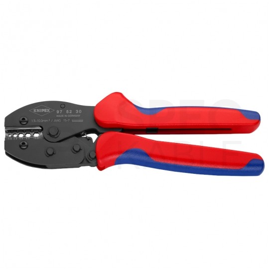 Zaciskarka Praska do złączy wciskanych DIN 46267 nieizolowanych 1,5-10mm2 PreciForce KNIPEX 97 52 30