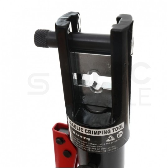 Zaciskarka Praska hydrauliczna do końcówek i tulejek kablowych 16-300mm2 CU i AL z matrycą heksagonalną do dużych przekrojów Kraft&Dele