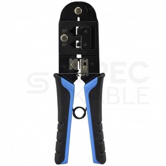 Zaciskarka wtyków modularnych RJ45 (8p8c) i telefonicznych RJ12 (6p6c) RJ11 (6p4c) boczna NEKU HT-268