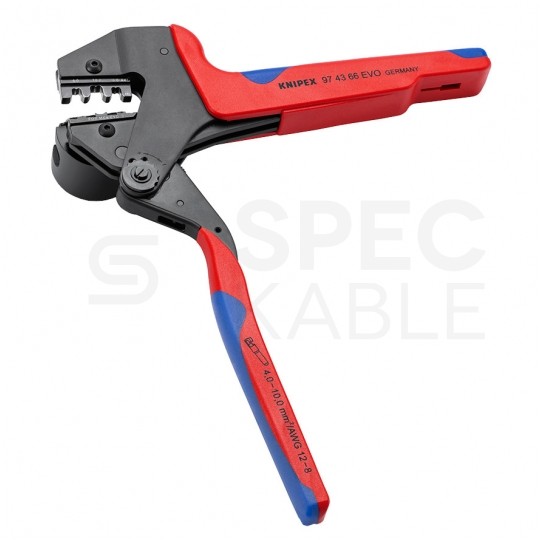 Zaciskarka złączy konektorów solarnych MC4 EVO do kabli 4,0-10,0mm2 Crimp System KNIPEX 97 43 66 EVO